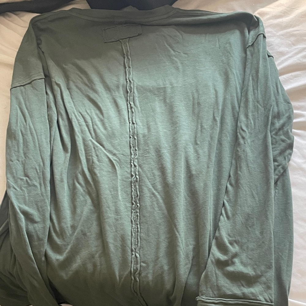 We The Free Olive Green Tee - Picture 3 of 3